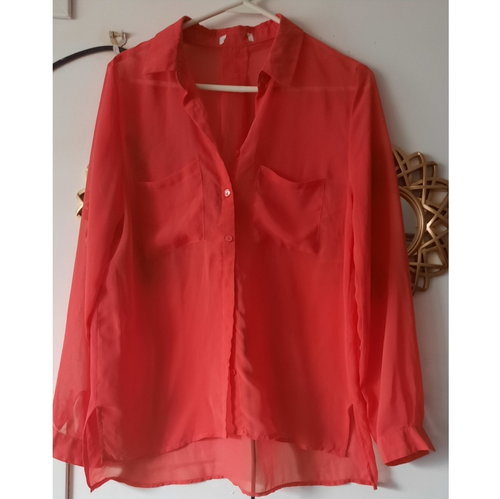 Orange Blouse